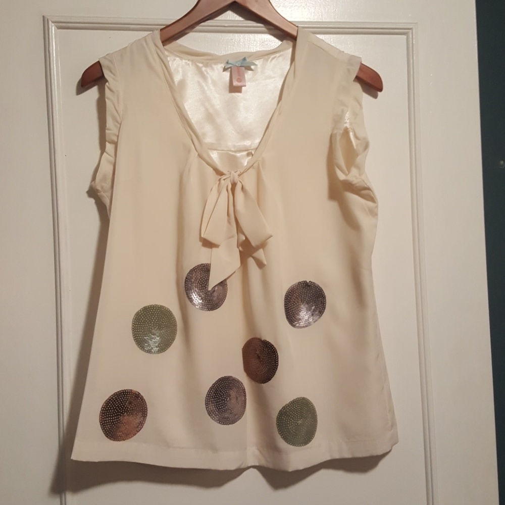 Polka dot tank top